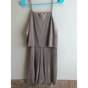 Pleated Romper